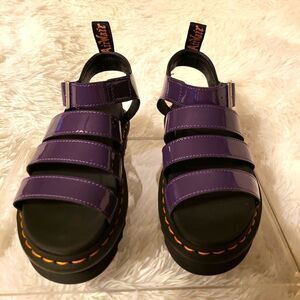 Brand new Dr. Martens purple patent color, sz.7 but fits an 8